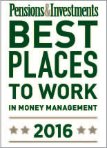 P&I Best Places to Work 2016 Award