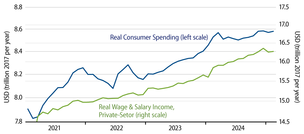 Explore Real Disposable Income and Consumption