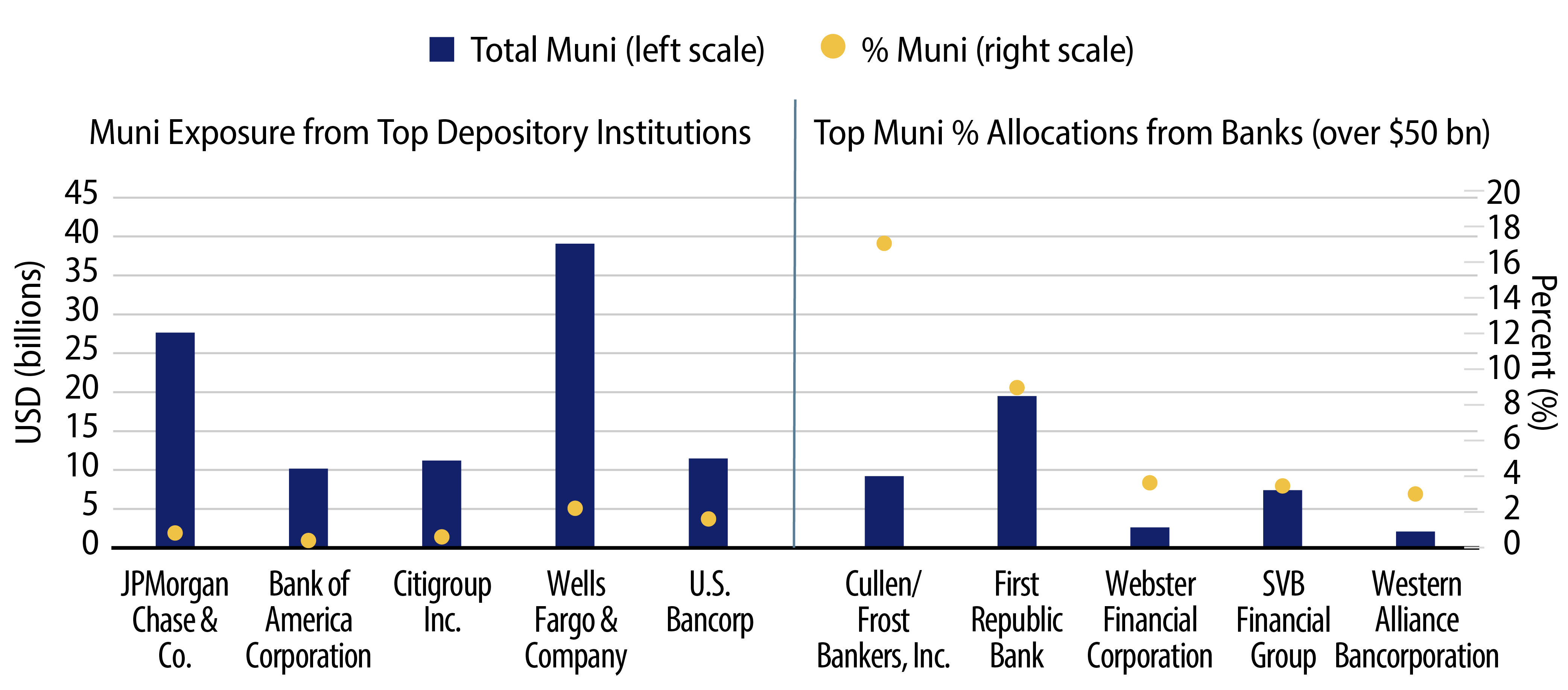 Explore Banking Muni Exposure and Allocations