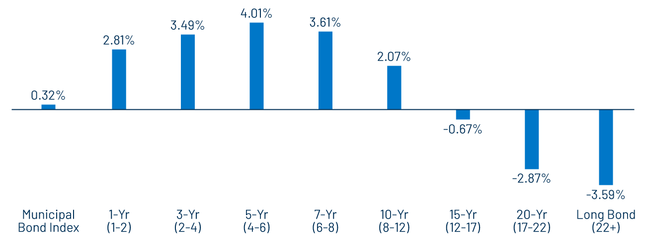 Municipal Index Performance YTD