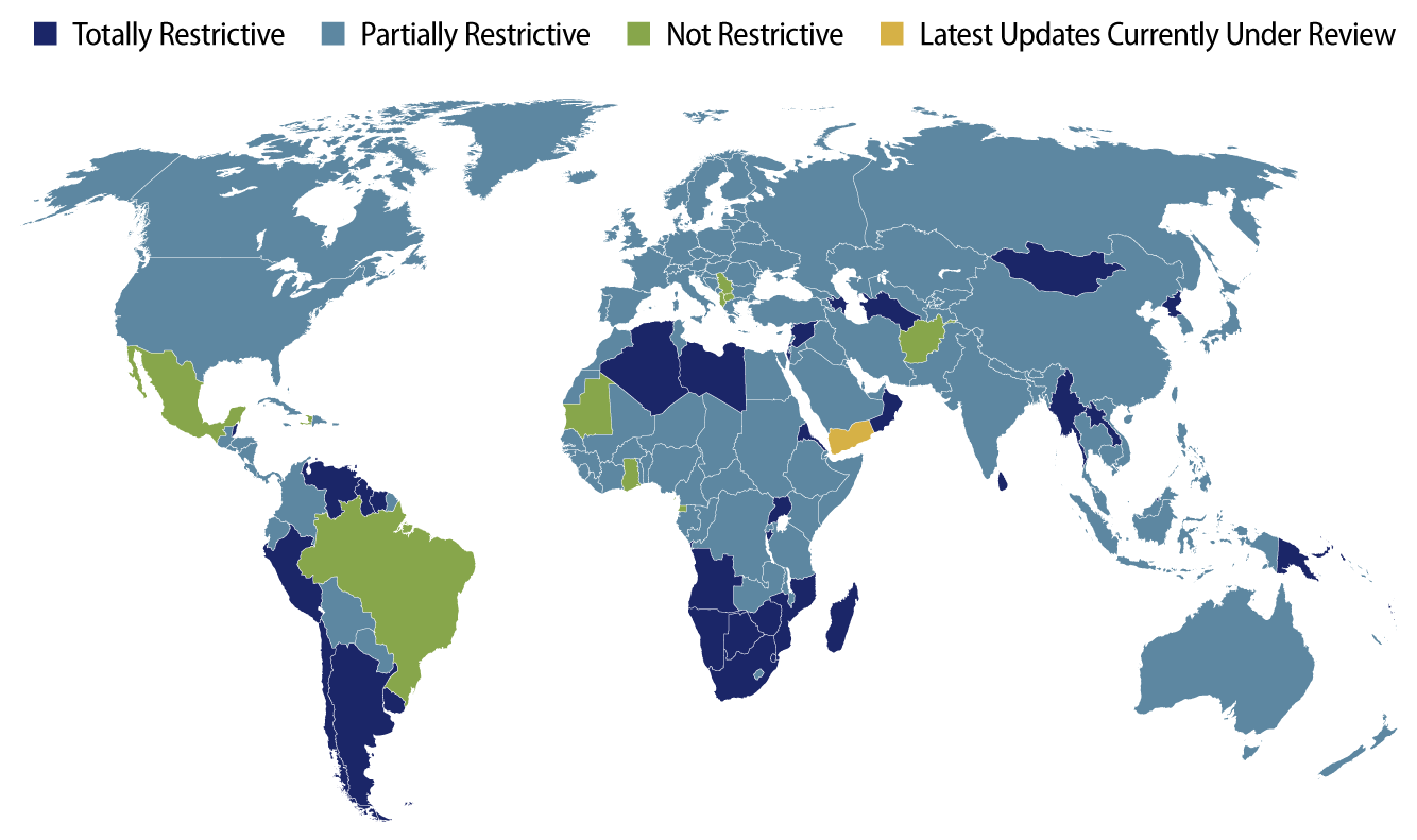 Explore Air Travel Restrictions Remain Intact With 85 Countries Still Completely Closed.